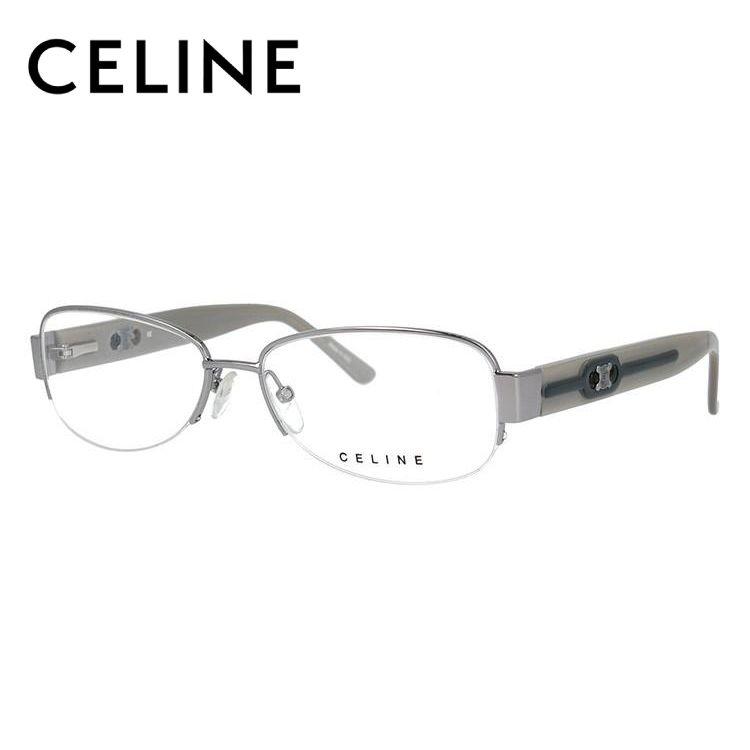 セリーヌ フレーム 伊達 度付き 度入り メガネ 眼鏡 CELINE VC1408M 55サイズ 0S57 レディース ハーフリム/ラウンド プレゼント ギフト｜brand-sunglasshouse｜02
