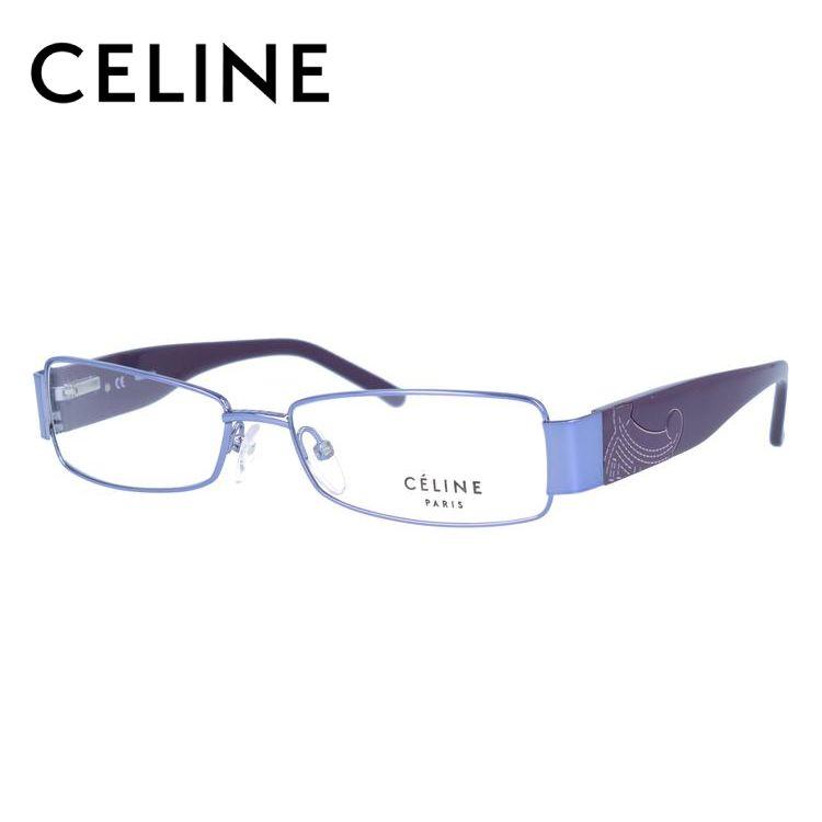 セリーヌ フレーム 伊達 度付き 度入り メガネ 眼鏡 CELINE VC1452M 53サイズ 0S53 レディース スクエア プレゼント ギフト｜brand-sunglasshouse｜02