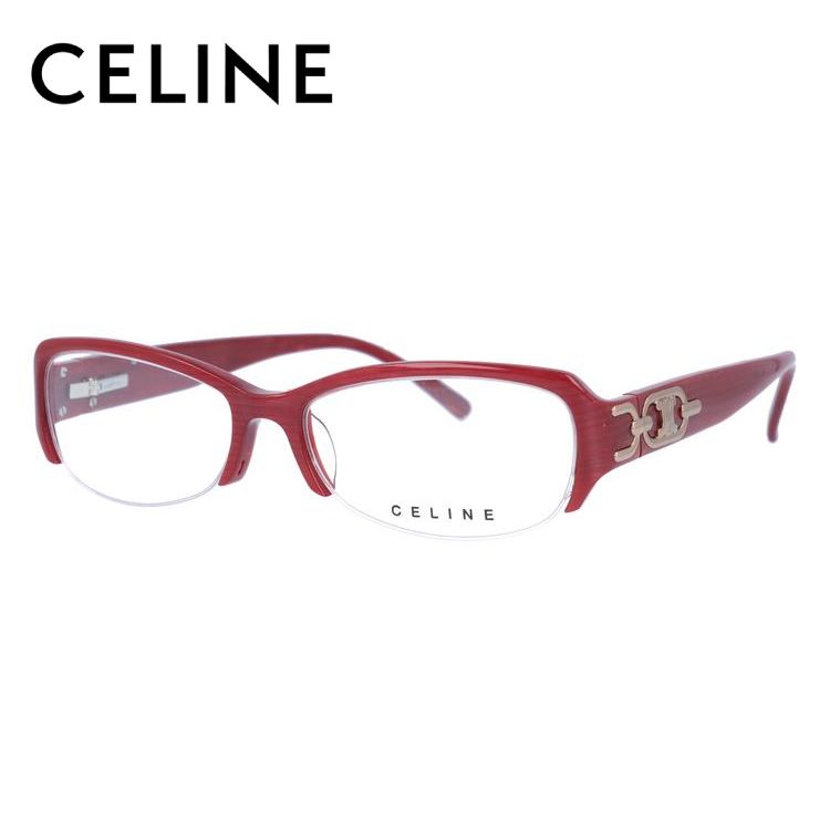 セリーヌ フレーム 伊達 度付き 度入り メガネ 眼鏡 CELINE VC1706M 52