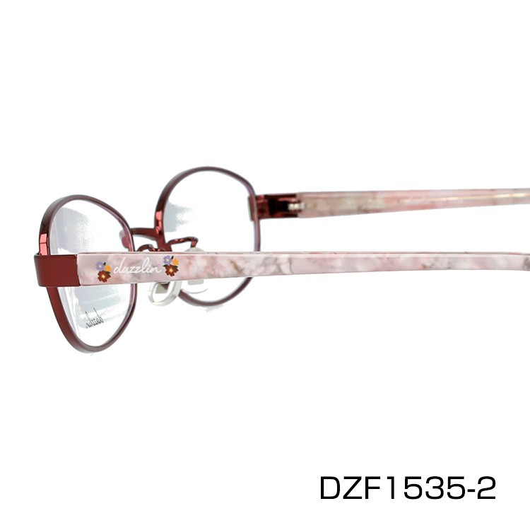 ダズリン メガネ フレーム ブランド 眼鏡 伊達 度付き 度入り dazzlin DZF1535 全4カラー 51