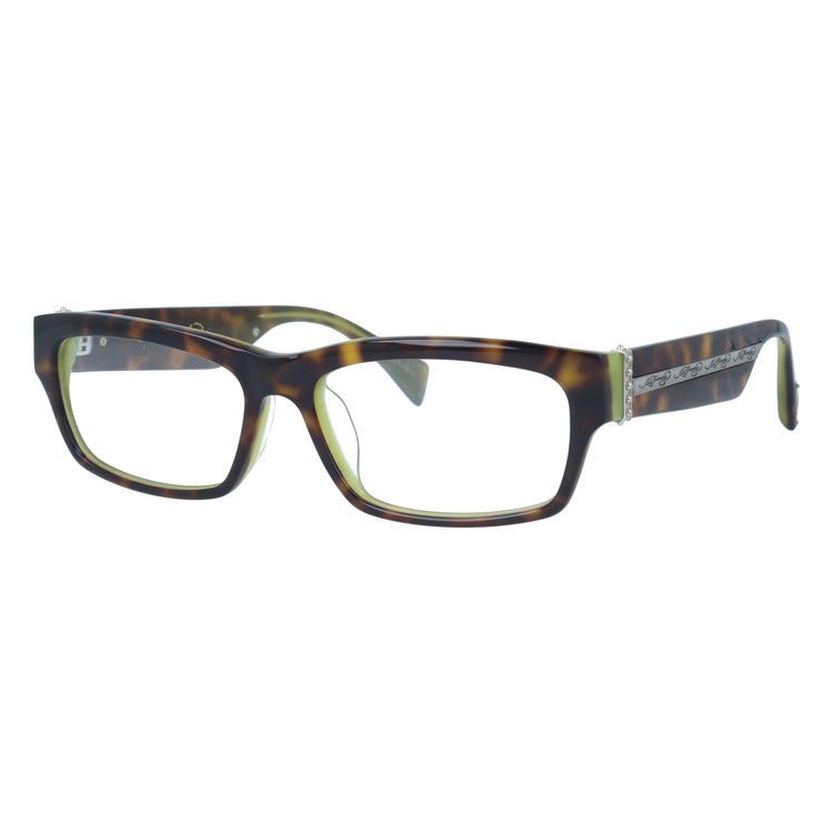 【訳あり】エドハーディー メガネフレーム 伊達メガネ EdHardy 眼鏡 EHOA004 2 TORTOISE OLIVE トータスオリーブ メンズ レディース ダテメガネ 紫外線対策 Ed Hardy（エド・ハーディー） フレーム 伊達 度付き 度入り メガネ