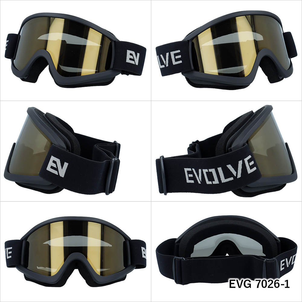 イヴァルヴ ゴーグル ベント ミラーレンズ アジアンフィット EVOLVE