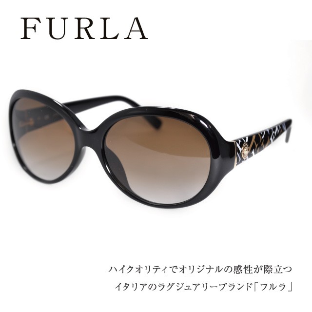 2023定番 国内正規品 フルラ サングラス FURLA SU4746G 0700 ブラック