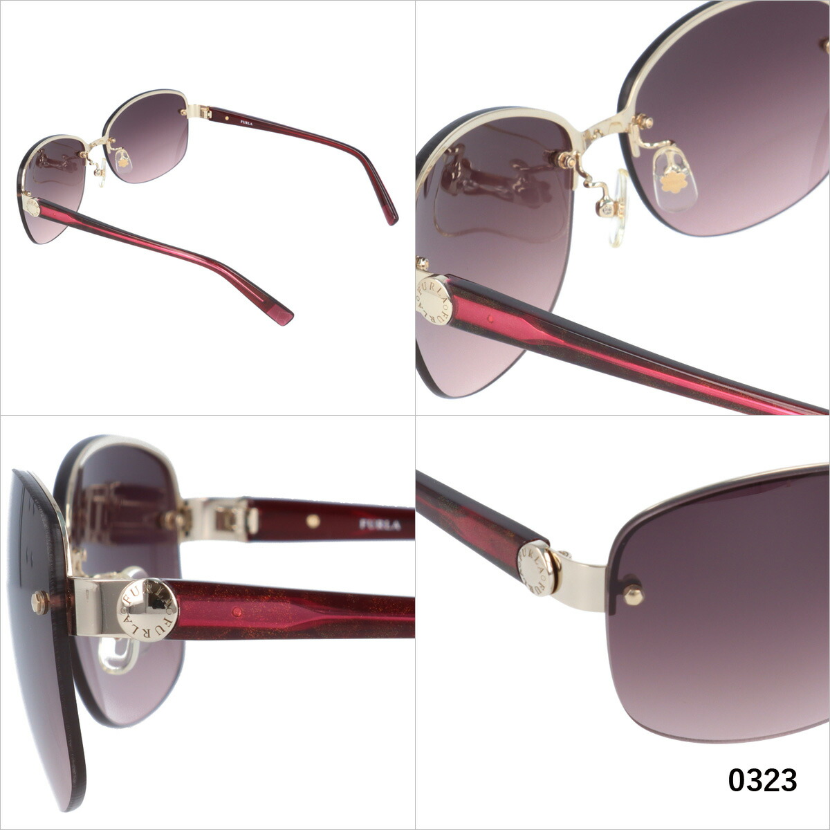 FURLA（フルラ） サングラス FURLA SU4313J 0568/0K01/0323/08FE 60
