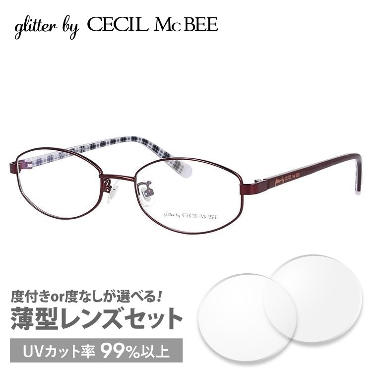 CECIL McBEE グリッターバイセシルマクビー メガネ フレーム