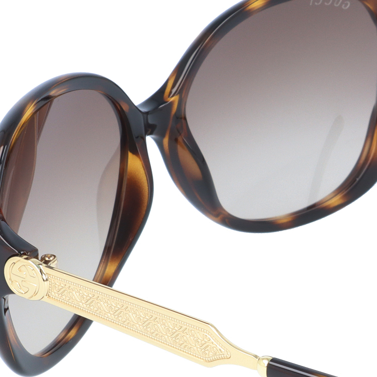GUCCI グッチ サングラス レギュラーフィット GG0076S 003 60 UV