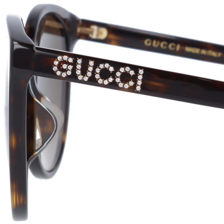 【美品】GUCCI グッチ　サングラス 　ラインストーン 　ケース付き GUCCI - 美品 GUCCI グッチ サングラス ラインストーン Gロゴ
