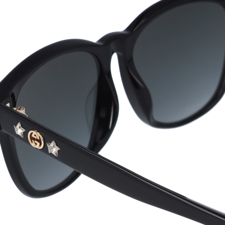 ★グッチGUCCI GG0232SK 001 56ウェリントン ★度入り グッチ サングラス アジアンフィット GUCCI GG0232SK 001 56