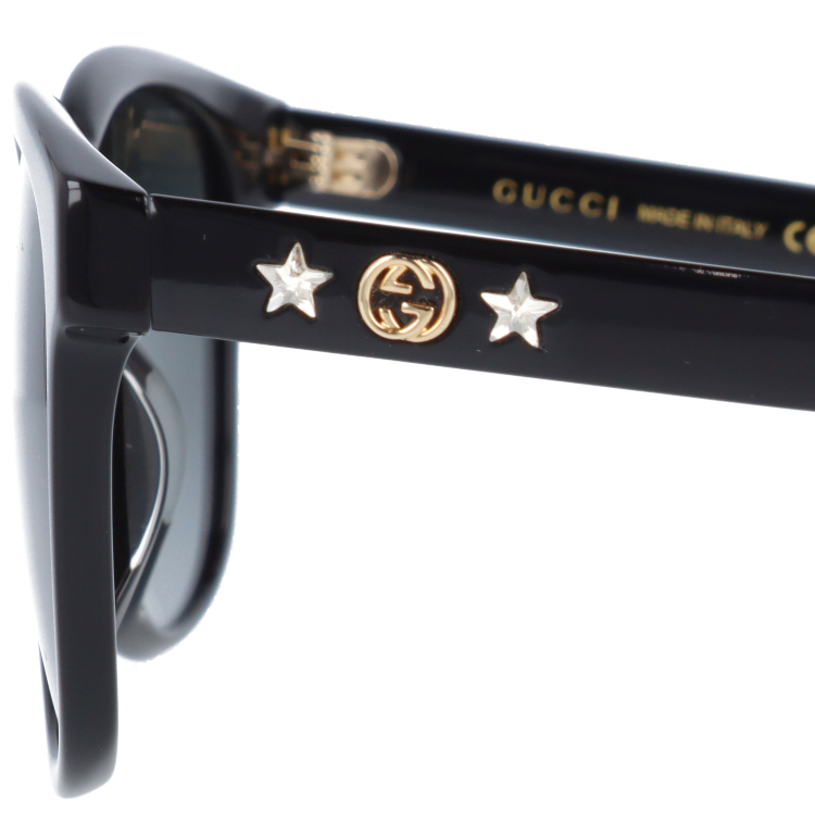 ★グッチGUCCI GG0232SK 001 56ウェリントン ★度入り グッチ サングラス アジアンフィット GUCCI GG0232SK 001 56