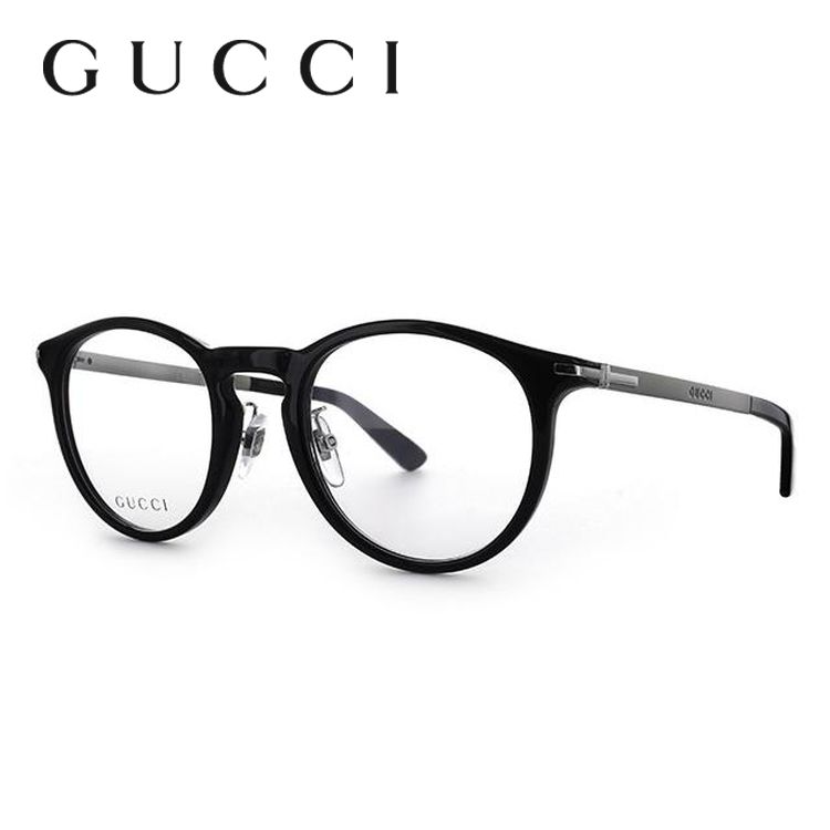 グッチ GUCCI 伊達メガネ 度付き 度入り メガネ 眼鏡 GG1120F B2X 49 ブラック/マットダークルテニウム アジアンフィット メンズ レディース プレゼント ギフト