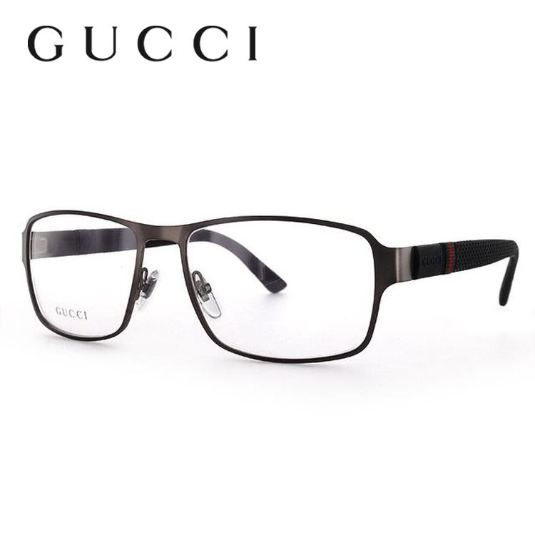 グッチ GUCCI 伊達メガネ 度付き 度入り メガネ 眼鏡 GG2271 M58 56 マットブラウン/ブラック レギュラーフィット メンズ レディース プレゼント ギフト