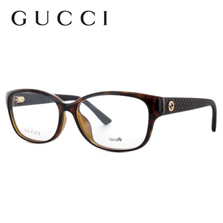 グッチ GUCCI 伊達メガネ 度付き 度入り メガネ 眼鏡 GG3731F INI 54 ハバナブラウン/ブラウン アジアンフィット メンズ レディース プレゼント ギフト