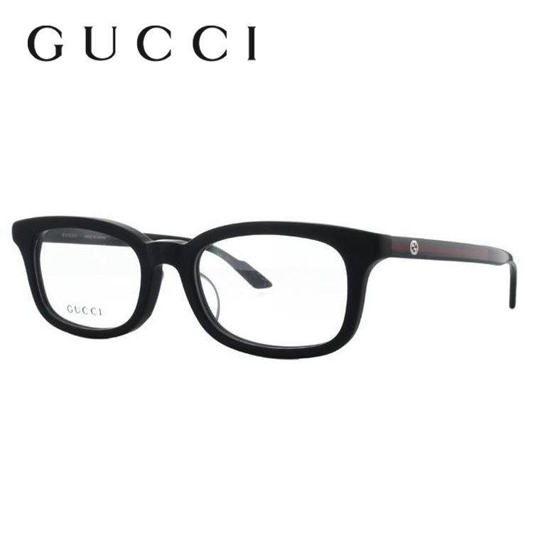 グッチ GUCCI 伊達メガネ 度付き 度入り メガネ 眼鏡 GG9105J 4O0 51 マットブラック/ブラック アジアンフィット メンズ レディース プレゼント ギフト