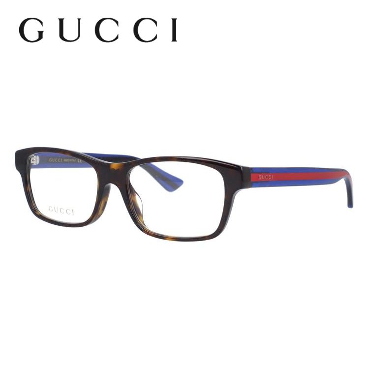 グッチ GUCCI メガネ 眼鏡 フレーム 度付き 度入り 伊達 アジアンフィット GG0006OA 003 55 プレゼント ギフト