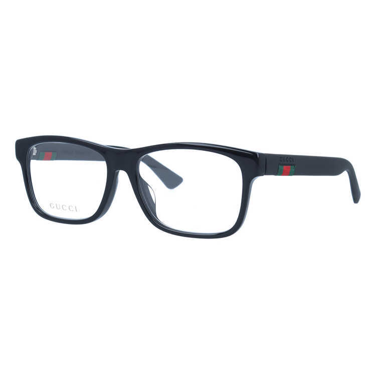グッチ GUCCI メガネ 眼鏡 フレーム 度付き 度入り 伊達 アジアンフィット GG0176OA 001 56 シェリーライン イタリア製  プレゼント ギフト