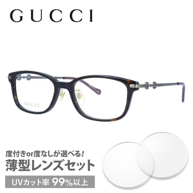 グッチ GUCCI メガネ 眼鏡 フレーム 度付き 度入り 伊達 GG1129OJ 002 52 ホースビット 日本製 プレゼント ギフト｜brand-sunglasshouse｜03