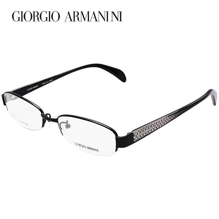 ジョルジオ アルマーニ フレーム 伊達 度付き 度入り メガネ 眼鏡 GA2680J R2Q 51サイズ GIORGIO ARMANI チタン/ハーフリム/スクエア メンズ レディース