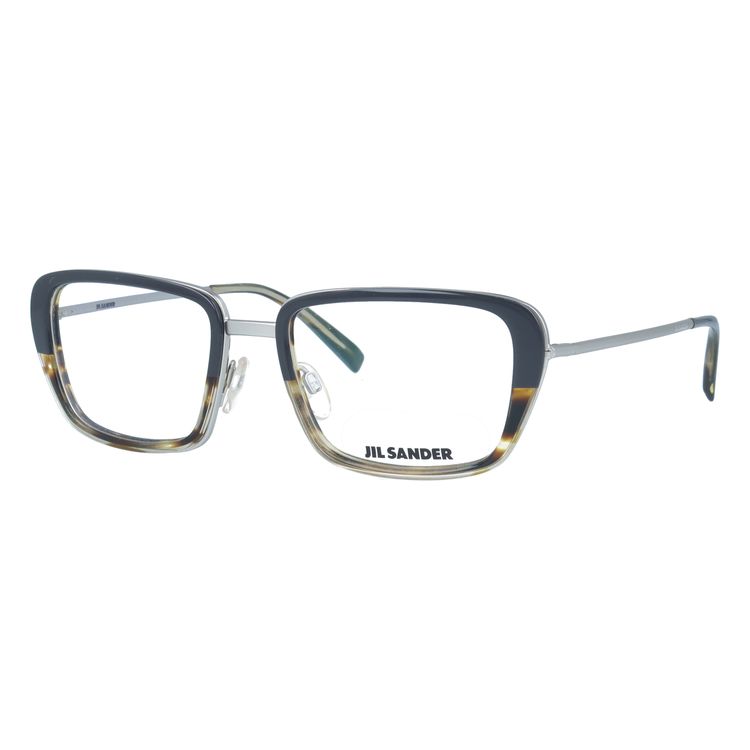 JILSANDER(ジルサンダー) サングラス美品  - J3012 ブラウン×シルバー JIL SANDER（ジルサンダー） サングラス メンズ レディース ブランド