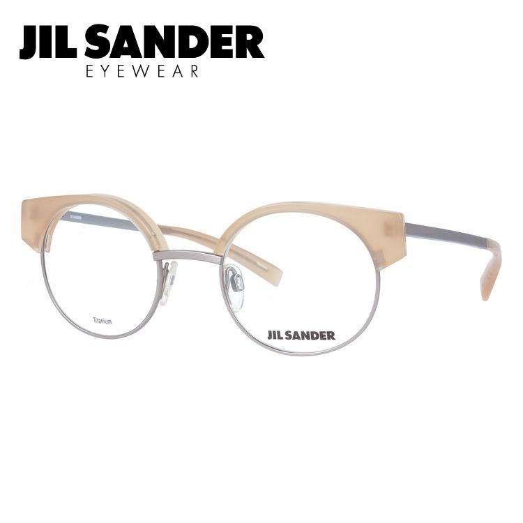 ジルサンダー JIL SANDER 眼鏡 J2006-B 48サイズ 調整可能ノーズパッド プレゼン...