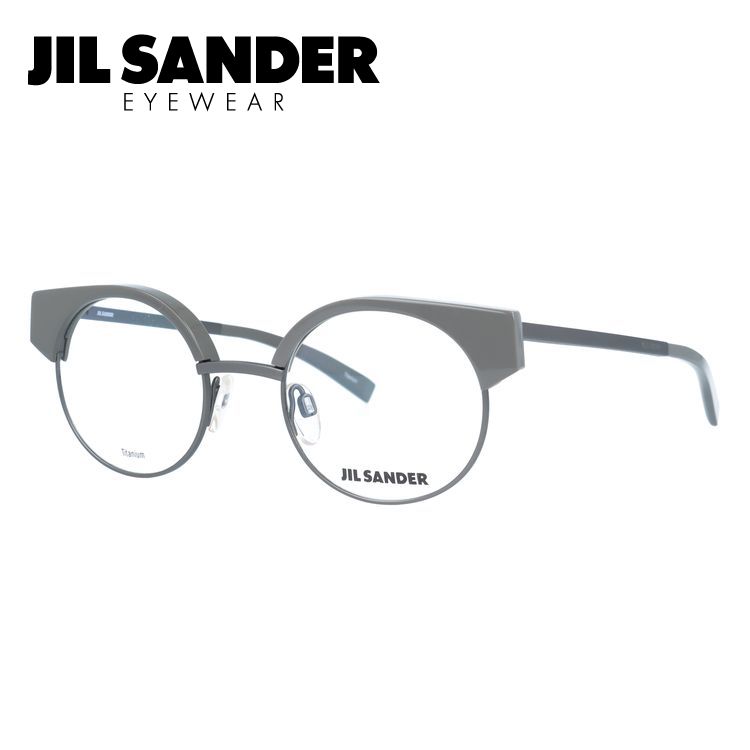 ジルサンダー JIL SANDER 眼鏡 J2006-C 48サイズ 調整可能ノーズパッド プレゼン...