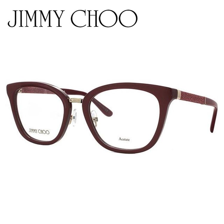 ジミーチュウ メガネ フレーム ブランド 度付き 度入り 伊達 眼鏡 JIMMY CHOO JC165 KGR 51 プレゼント ギフト｜brand-sunglasshouse｜02