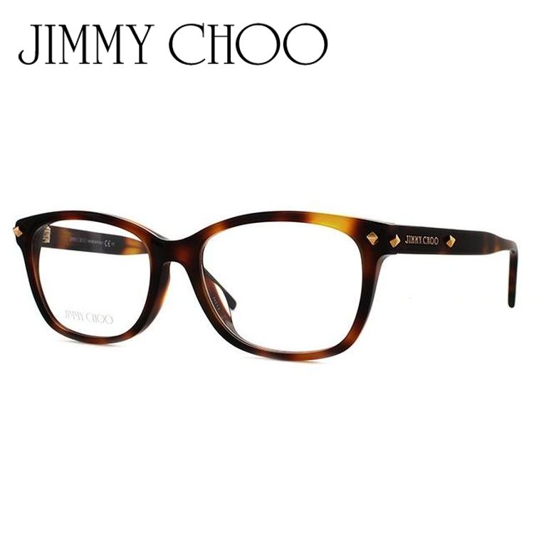 ジミーチュウ メガネ 眼鏡 フレーム 伊達 度付き 度入り アジアンフィット JIMMY CHOO JC171F 05L 52 プレゼント ギフト