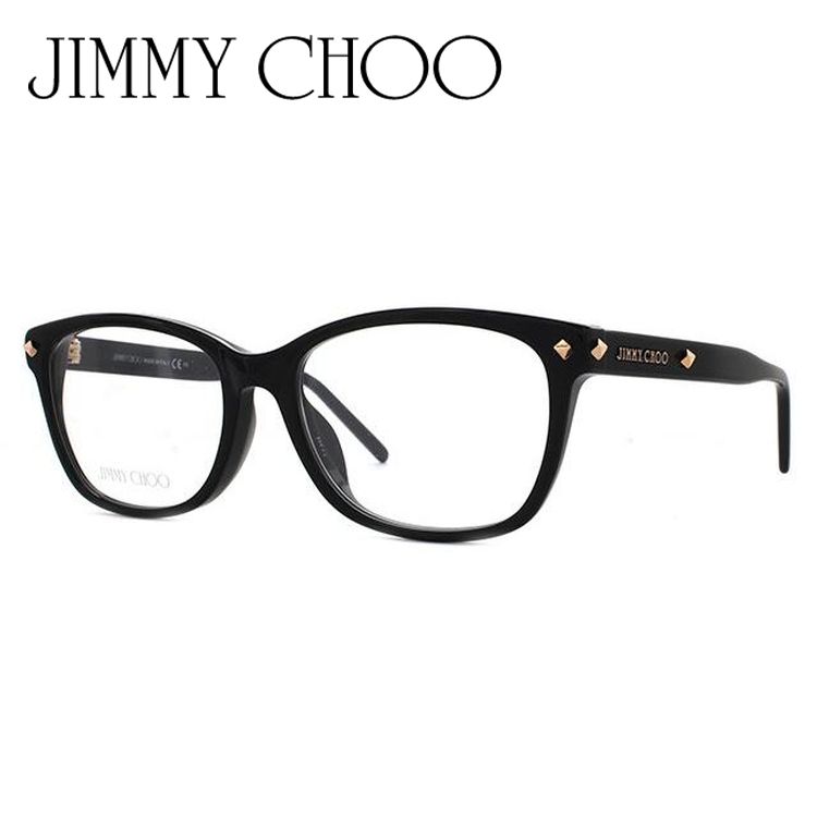 ジミーチュウ メガネ 眼鏡 フレーム 伊達 度付き 度入り アジアンフィット JIMMY CHOO JC171F 807 52 プレゼント ギフト