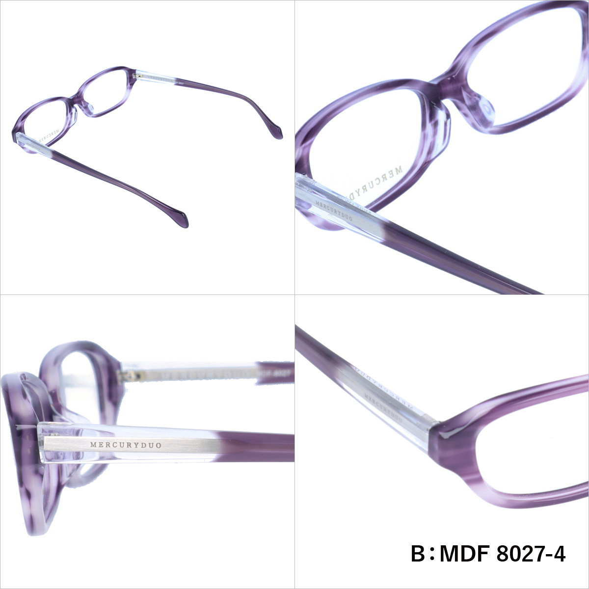 MERCURYDUO マーキュリーデュオ　◆メガネフレーム　MDF-6016-2 MERCURYDUO（マーキュリーデュオ） メガネ 眼鏡 フレーム 度付き 度