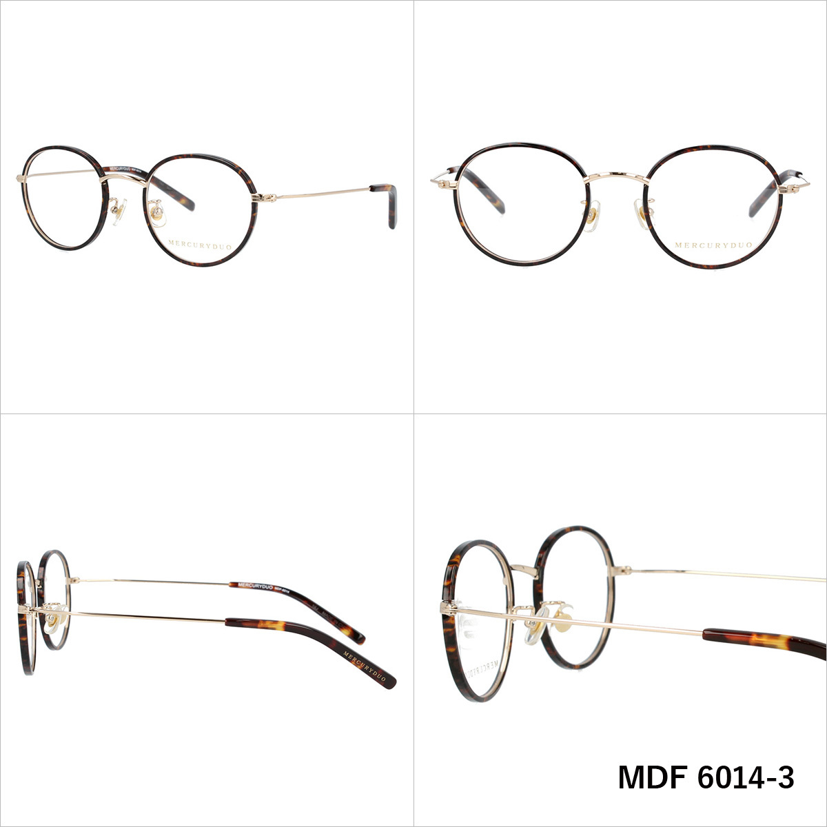 マーキュリーデュオ メガネフレーム MDF-8003-3 度付き可 メガネ 眼鏡 度付き 度なし おしゃれ MERCURYDUO マーキュリー