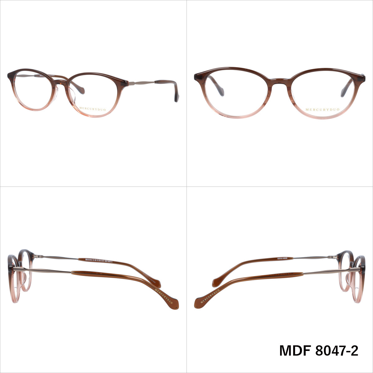 マーキュリーデュオ メガネフレーム MDF-8003-3 度付き可 MERCURYDUO メガネ フレーム マーキュリーデュオ PC 老眼鏡 伊達