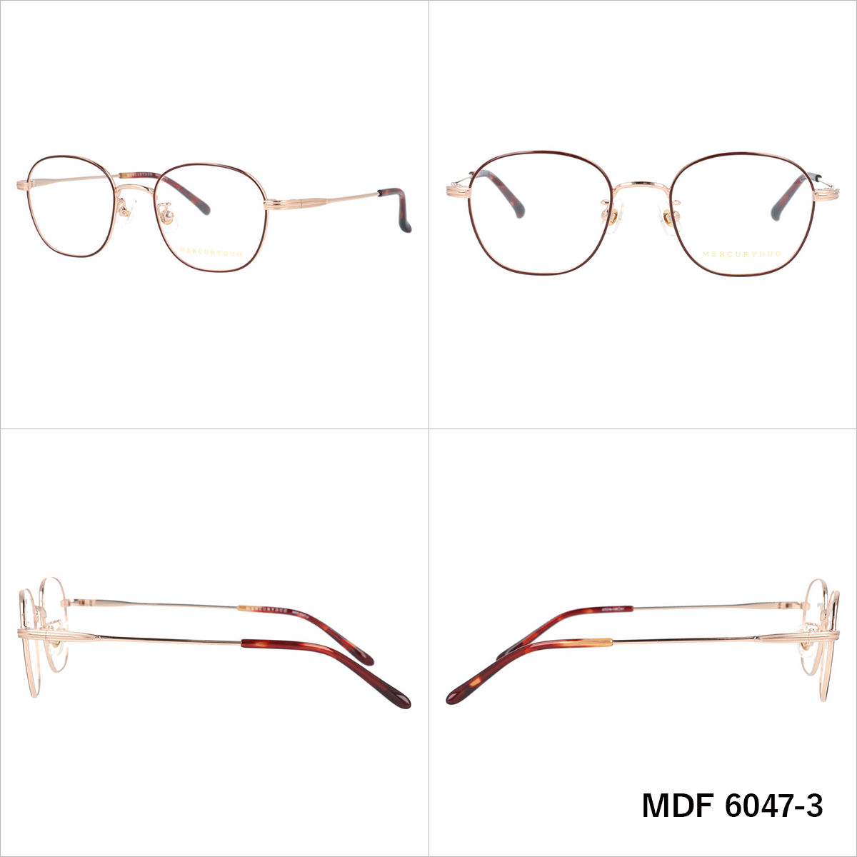 MERCURYDUO（マーキュリーデュオ） メガネ フレーム 伊達メガネ 度付き