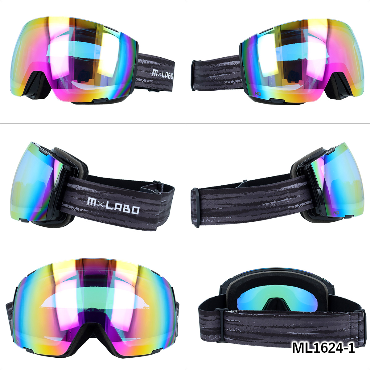 エムラボ ゴーグル スノーゴーグル スノーボード スノボ スキー ミラー