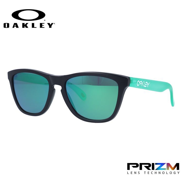 OAKLEY オークリー FROGSKINS 9013-G355 サングラス Frogskins™ Grey Lenses, Polished Black Frame Sunglasses