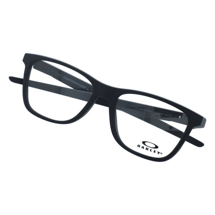 オークリー メガネフレーム センターボード エー 伊達 アジアンフィット OAKLEY CENTERBOARD A OX8163F-01 52 スクエア 黒縁 メンズ レディース 国内正規品の画像