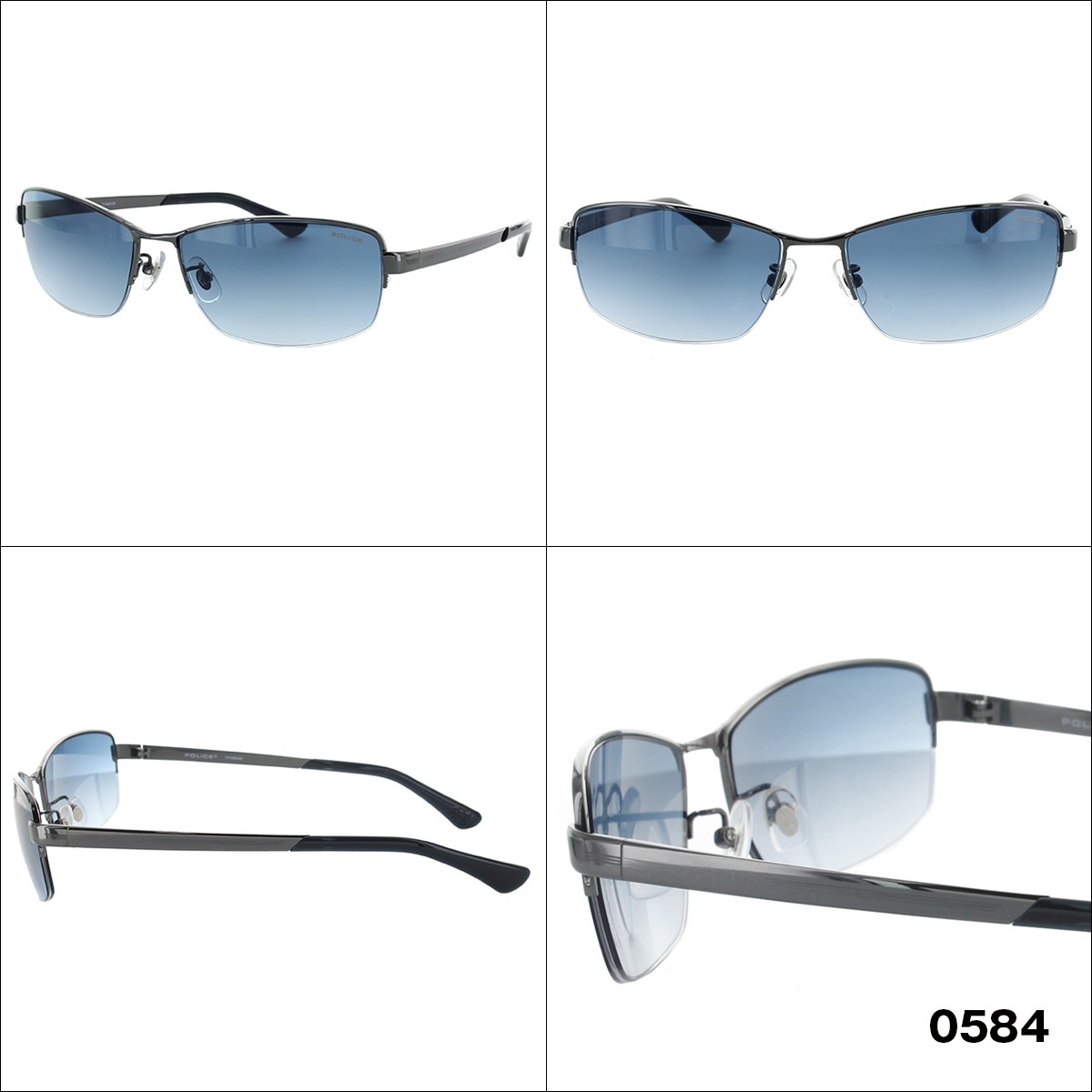 ☆【国内正規品・新品】POLICE ポリス　サングラス　SPLQ03J-583X SPLQ02J 583X 59 ポリス POLICE サングラス 2025年モデル JET