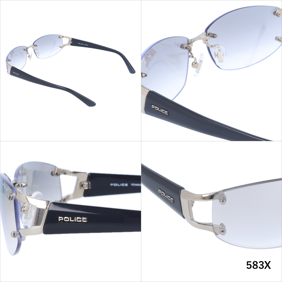 POLICE（ポリス） サングラス ドライバー ミラーレンズ POLICE DRIVER