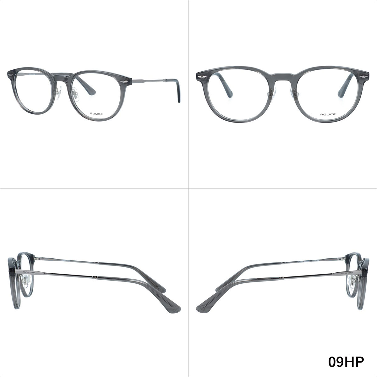 POLICE（ポリス） メガネフレーム 伊達メガネ 度付き 度入り 老眼鏡