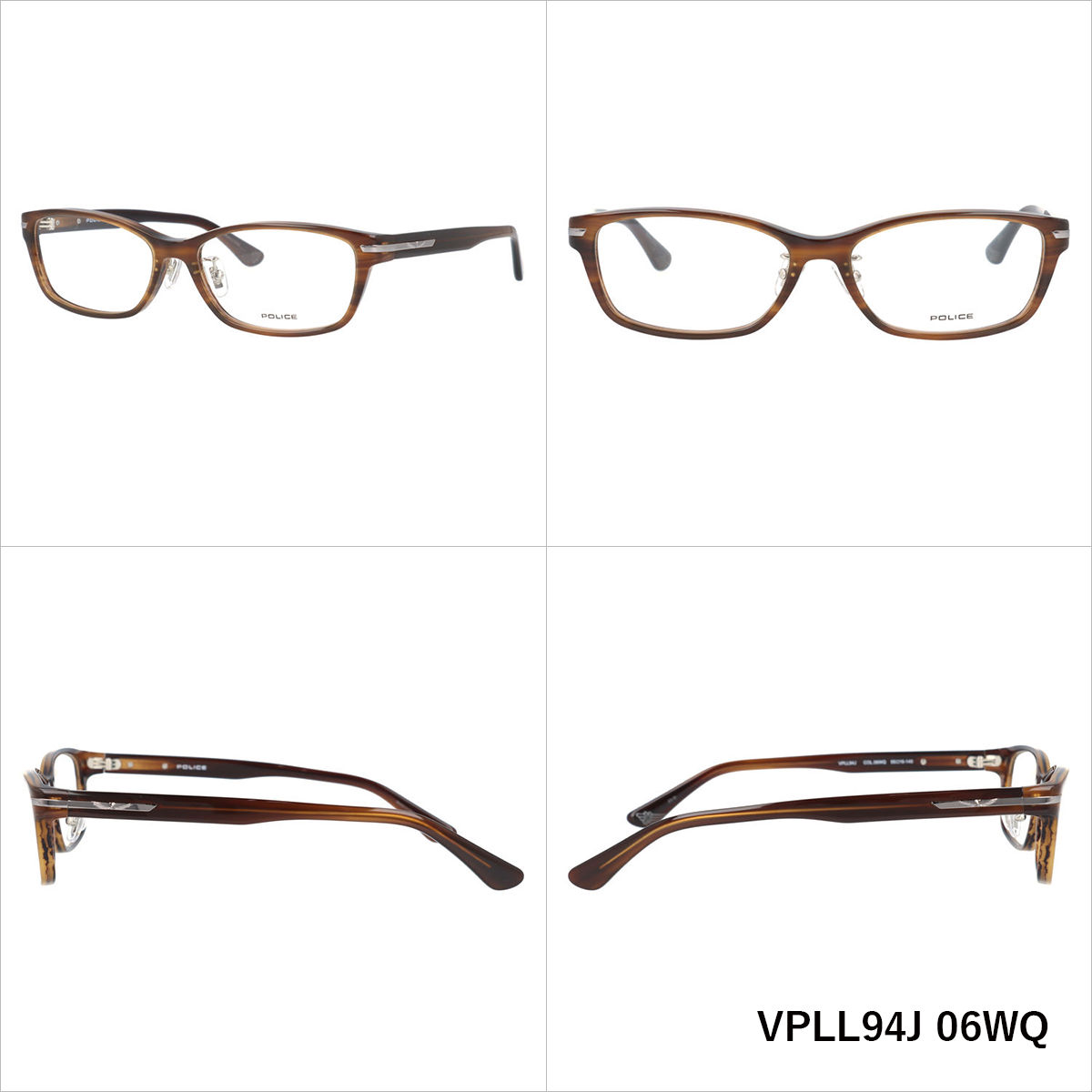 POLICE（ポリス） 国内正規品 メガネ フレーム 伊達 度付き 度入り
