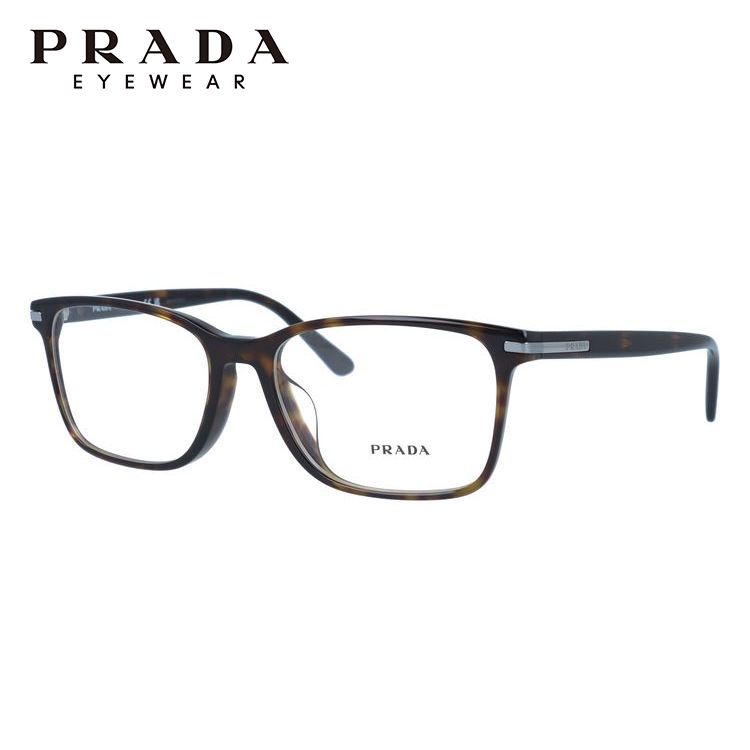 ウィンターセール開催中 プラダ メガネ フレーム 国内正規品 伊達メガネ 老眼鏡 度付き ブルーライトカット PRADA PR 14WVF 2AU1O1 56サイズ スクエア 眼鏡 めがね プレゼント ギフト
