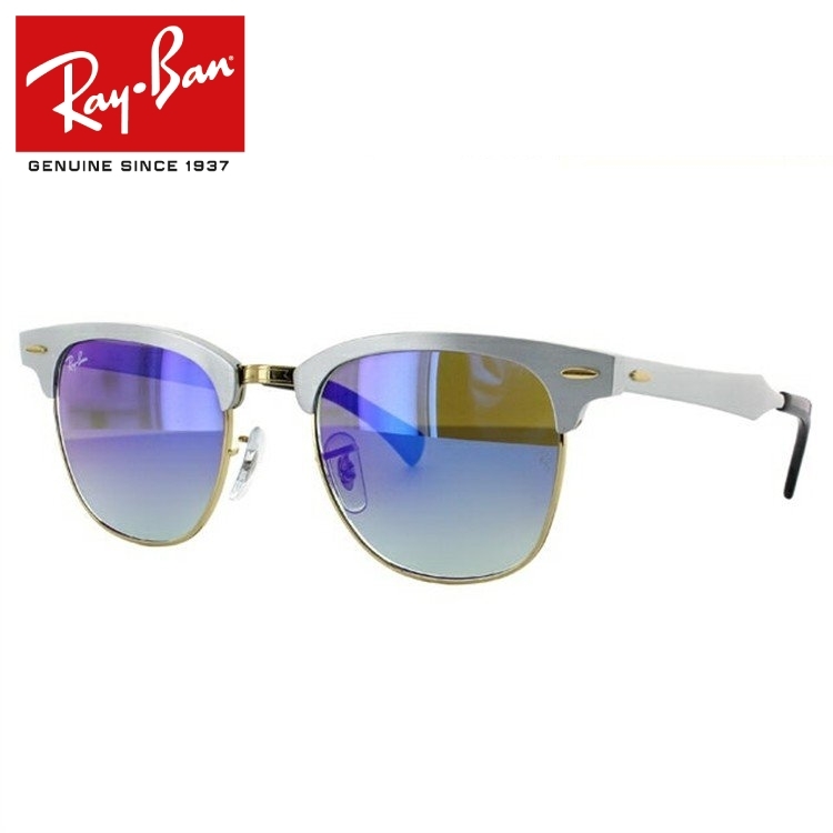 【希少品】Ray-Ban クラブマスターアルミニウム/サングラス/RB3507 Ray-Ban（レイバン） サングラス RB3507 137/7Q 51 CLUBMASTER クラブ