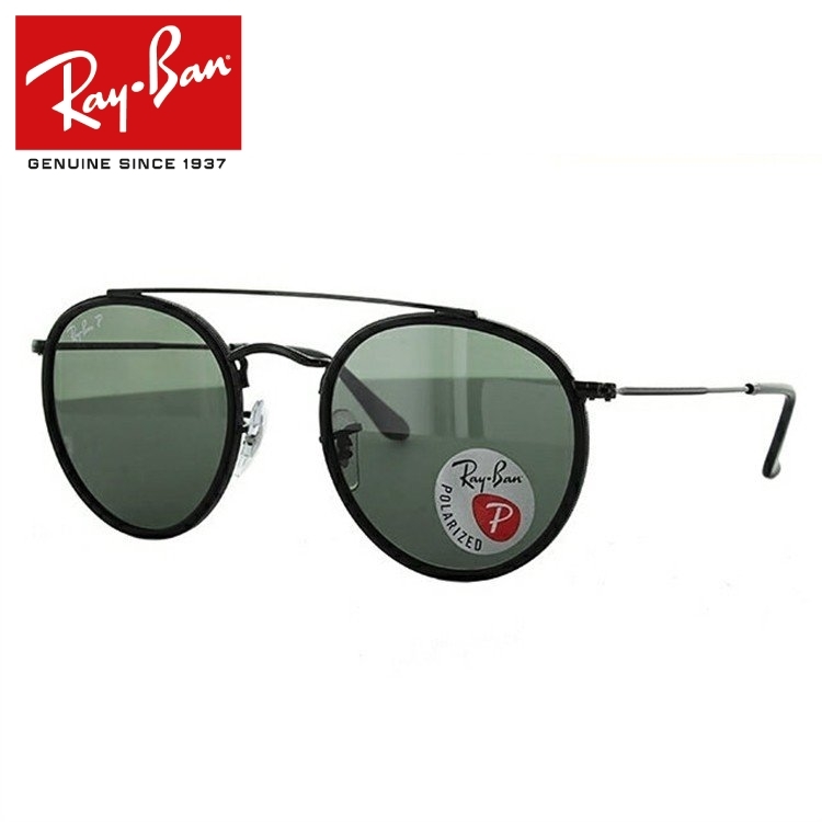 Ray-Ban（レイバン） サングラス 度付き対応 偏光 ラウンド ダブル
