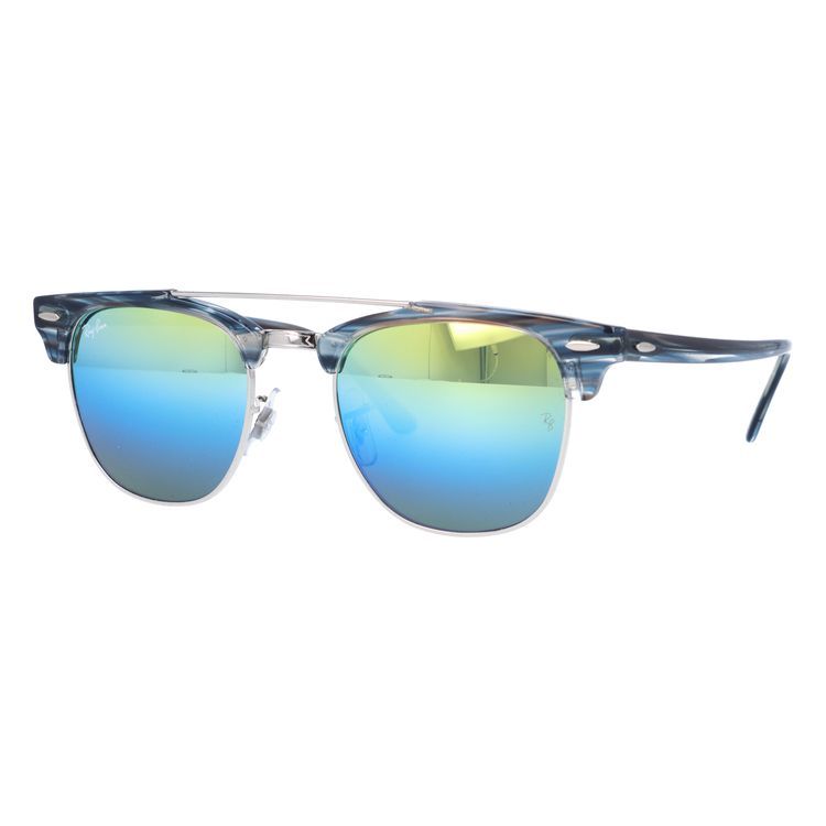✨美品✨Ray-Ban ダブルブリッジ ブルーグラディエントミラー Ray-Ban（レイバン） 訳あり アウトレット サングラスクラブマスター