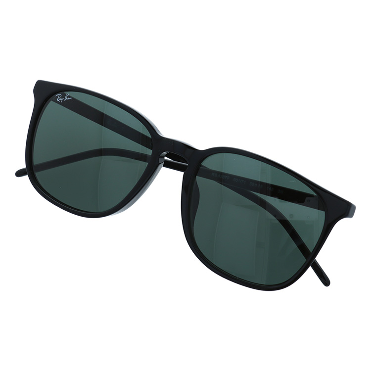 レイバン サングラス メンズ レディース 度付き対応 ウェリントン ray-ban RB4387F 901/71 55 アジアンフィット RayBan  海外正規品 UVカット プレゼント ギフト