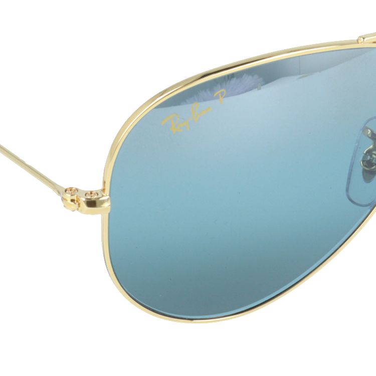 最大割正規品⭐️Ray-Ban アビエーター サングラス Ray-Ban（レイバン） 偏光サングラス アビエーターラージメタル ミラー