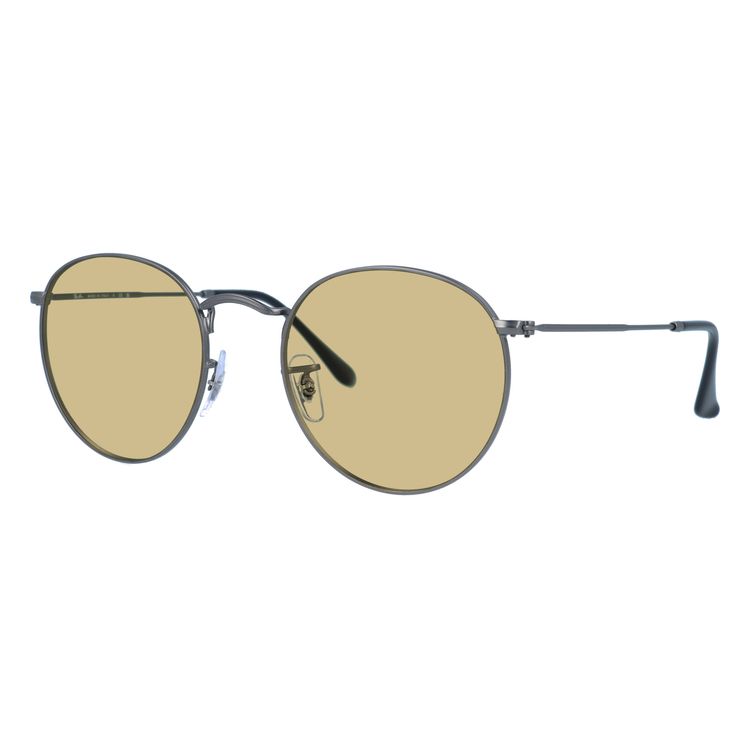 Ray-Ban ブラウン ラウンド型サングラス 楽天市場】レイバン サングラス ラウンドメタル RB3447 029 53
