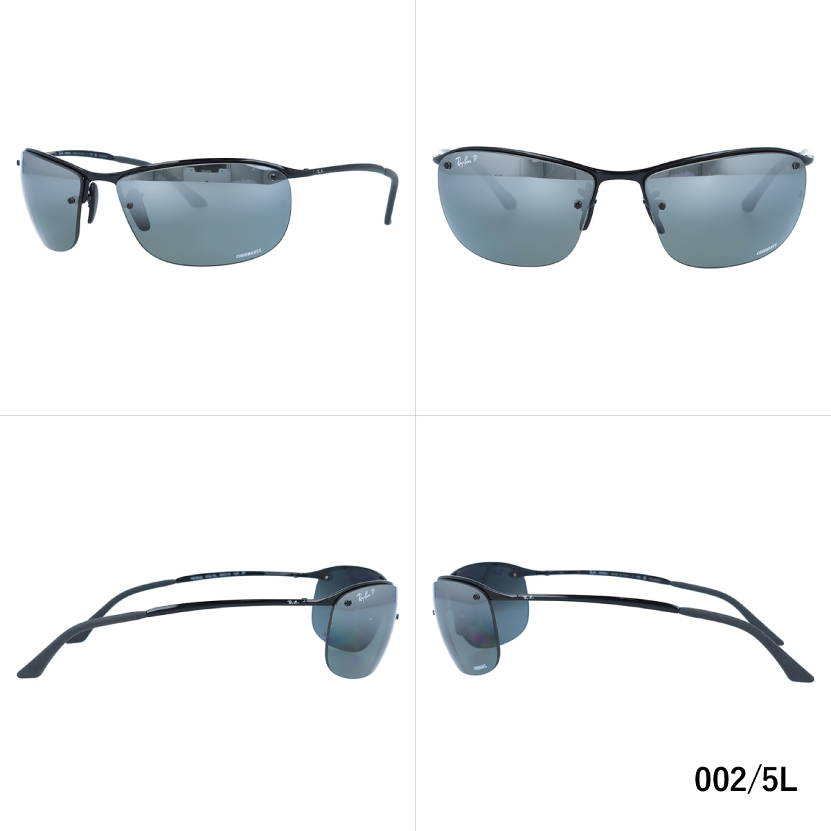 レイバン 偏光サングラス RB3542 002/5L・029/5J 63 レギュラーフィット CHROMANCE クロマンス RayBan 海外正規品  UVカット プレゼント ギフト