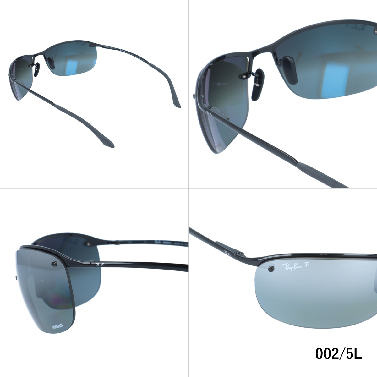 訳あり レイバン サングラス 偏光サングラス ミラー クロマンス CHROMANCE RB3542 002/5L 029/5J 63 Ray-Ban 海外正規品｜brand-sunglasshouse｜03