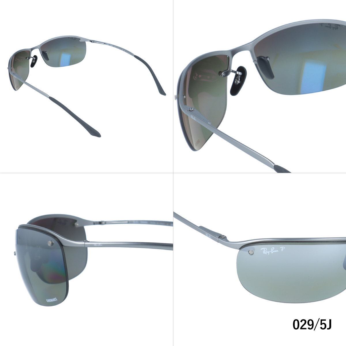 訳あり レイバン サングラス 偏光サングラス ミラー クロマンス CHROMANCE RB3542 002/5L 029/5J 63 Ray-Ban 海外正規品｜brand-sunglasshouse｜05