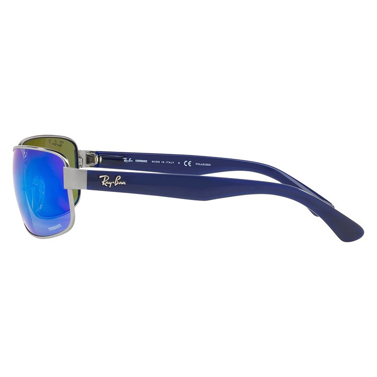 レイバン RB3566CH CHROMANCE 偏光ブルーミラーレンズ RB3566CH CHROMANCE Sunglasses in Gunmetal and Blue