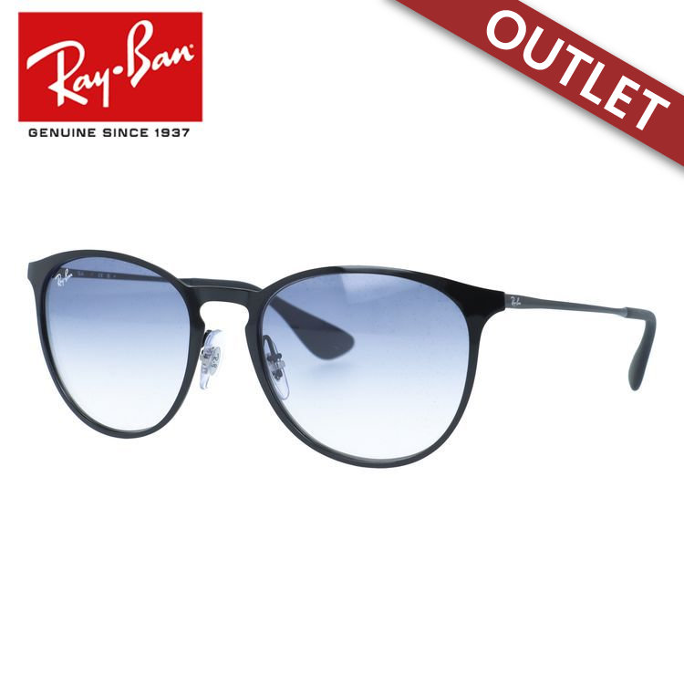 �󂠂� ���C�o�� �T���O���X �G���J���^�� Ray-Ban ERIKA METAL RB3539 002/19 54 �{�X�g�� �O���f�[�V���������Y �x�t���Ή� �����Y ���f�B�[�X
